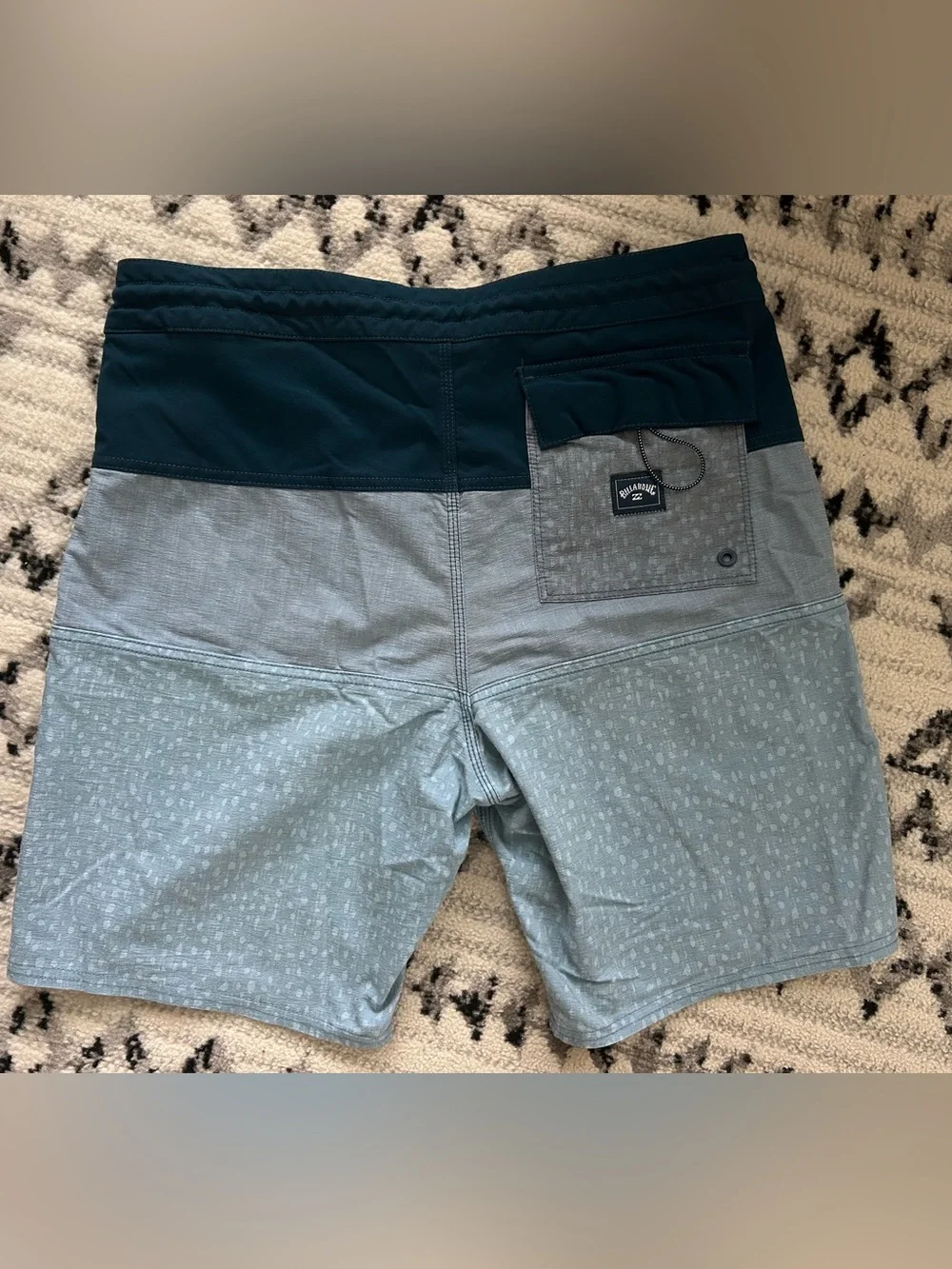Billabong Men's Two-Tone Blue Swim Boardshorts